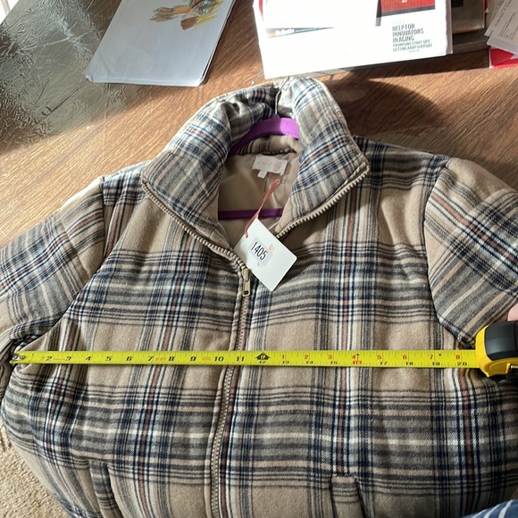NWT - Entro Plaid Zip Up Jacket - Women’s Large - Picture 9 of 14